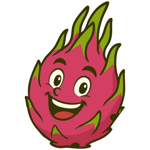 Craft Supply Classroom Cutout | Cartoon or Plain Dragon Fruit Cutout
